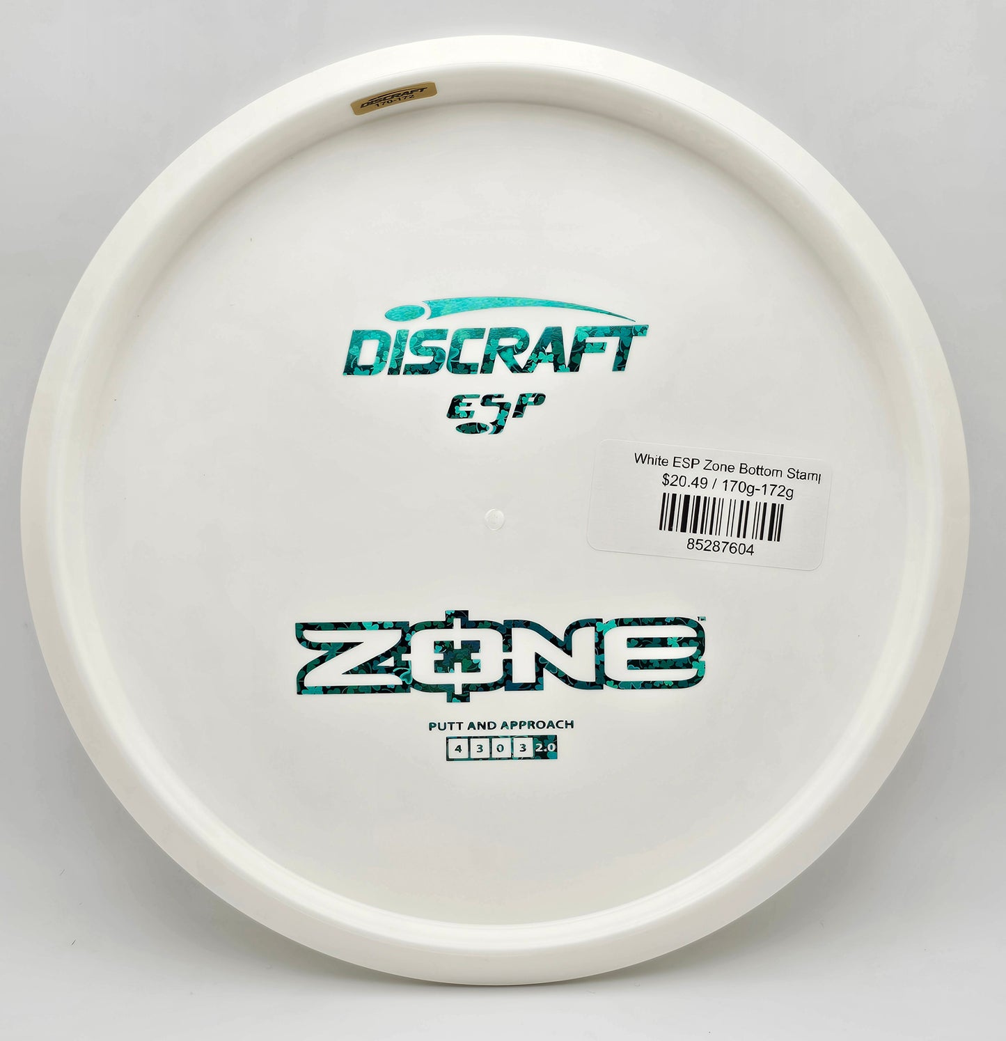 White ESP Zone Bottom Stamp