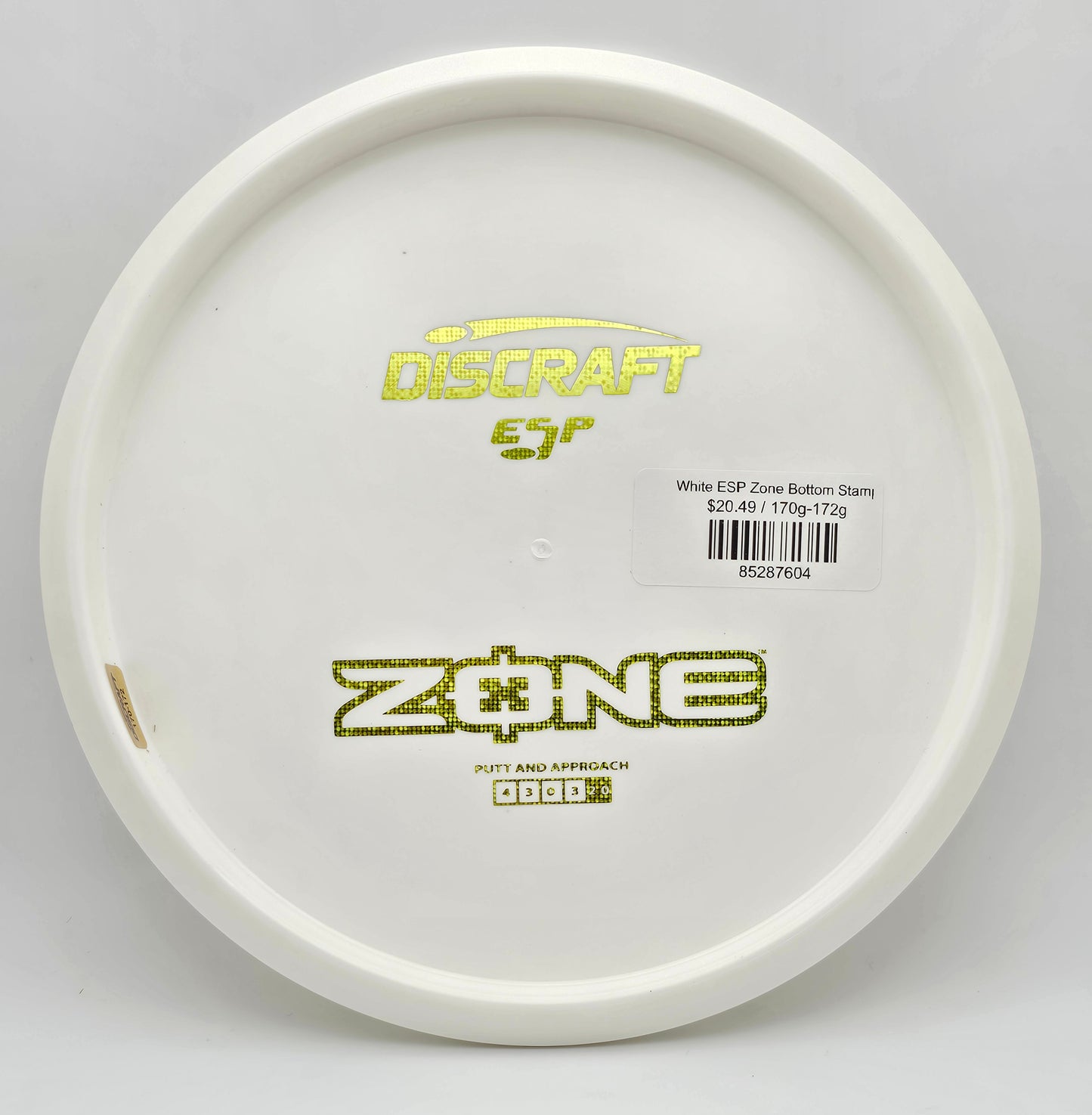 White ESP Zone Bottom Stamp