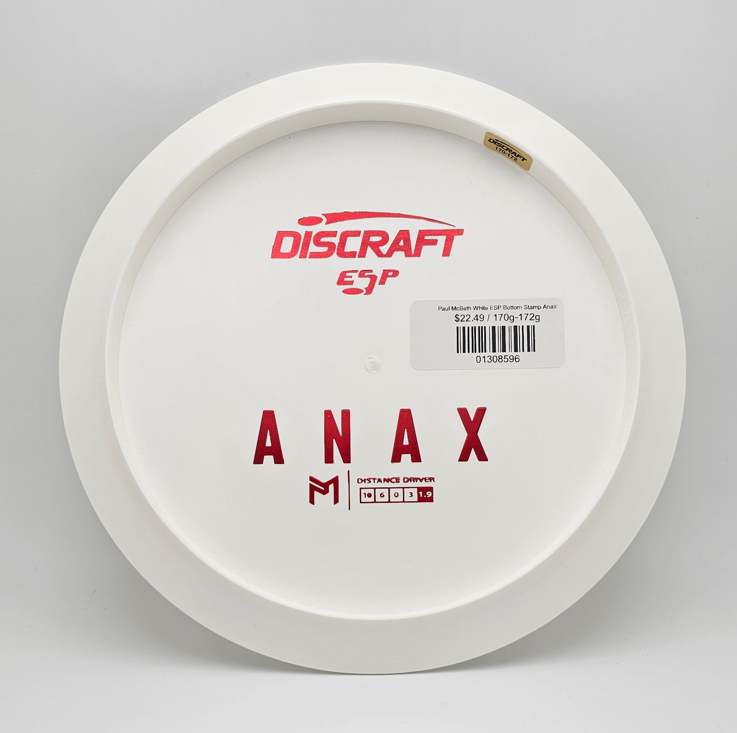 White ESP Bottom Stamp Paul McBeth Anax