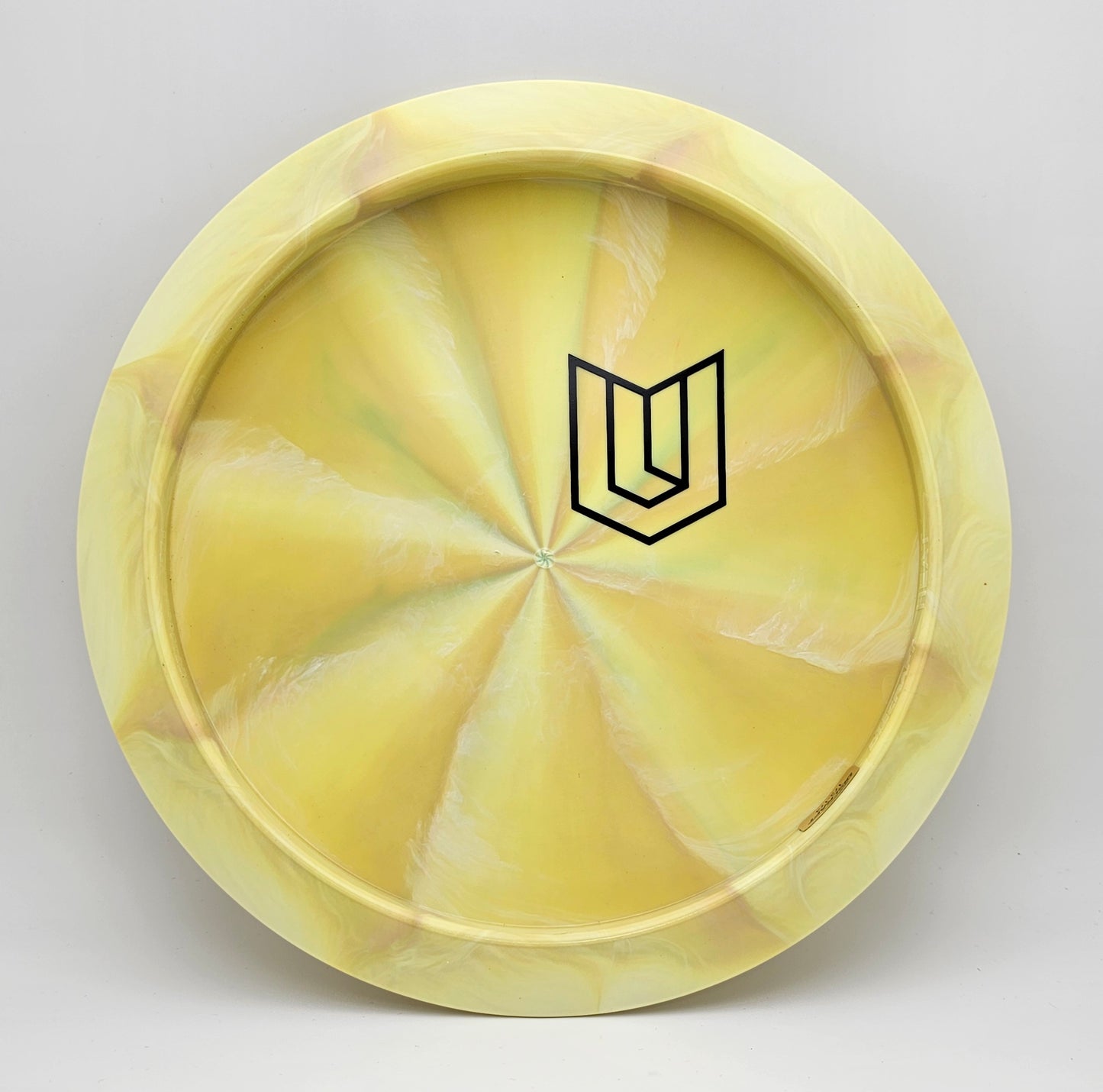 Discraft Uli ESP Swirl Heat Small Uli Shield bottom stamp