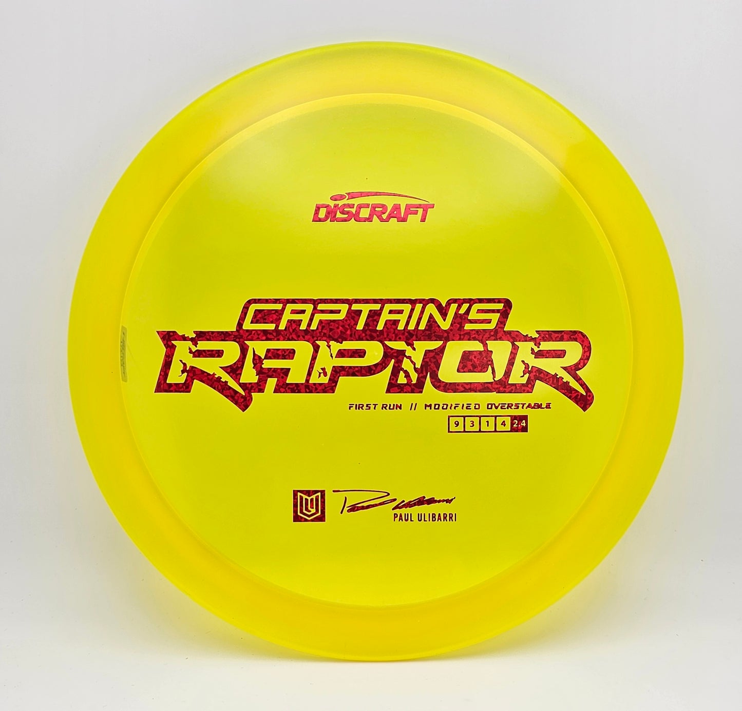 Discraft Z Line Captains Raptor First Run Uli Signature