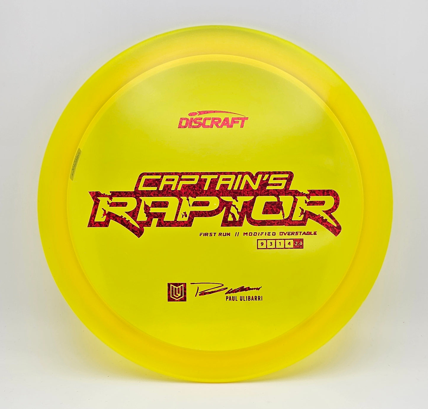 Discraft Z Line Captains Raptor First Run Uli Signature