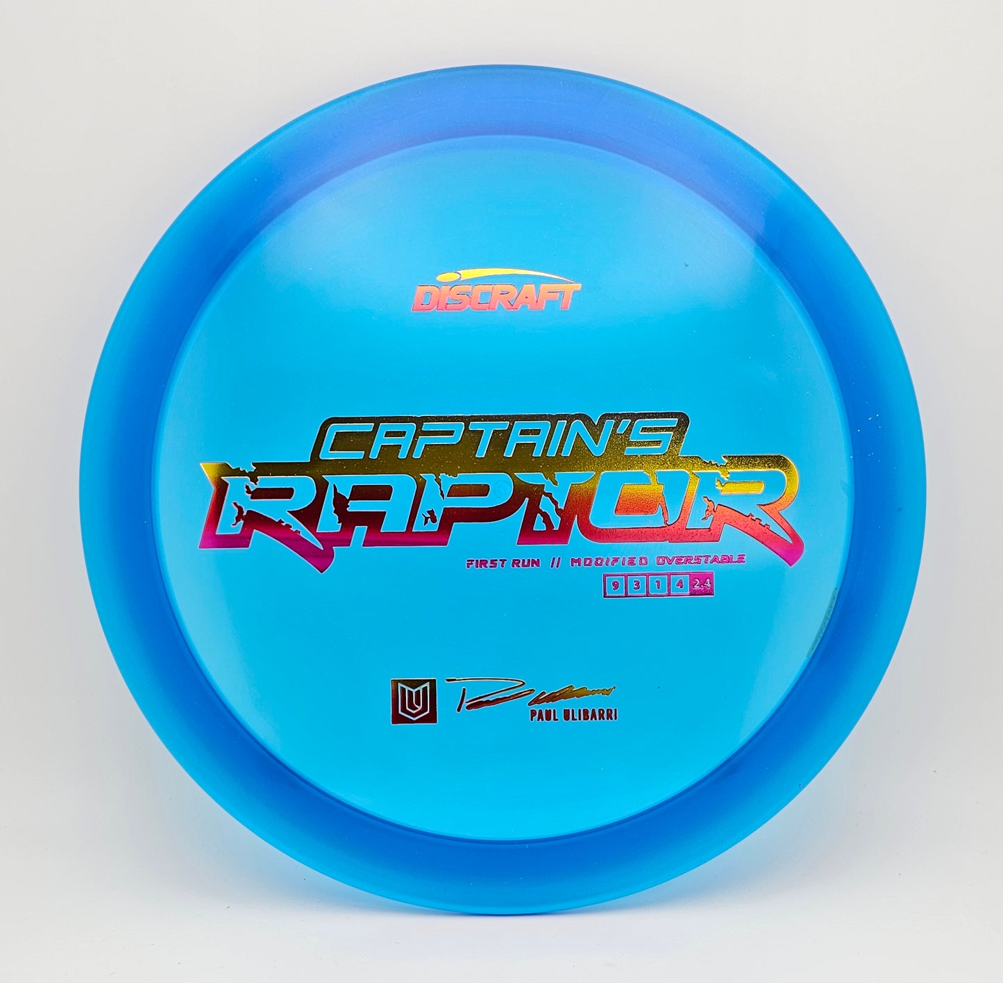 Discraft Z Line Captains Raptor First Run Uli Signature