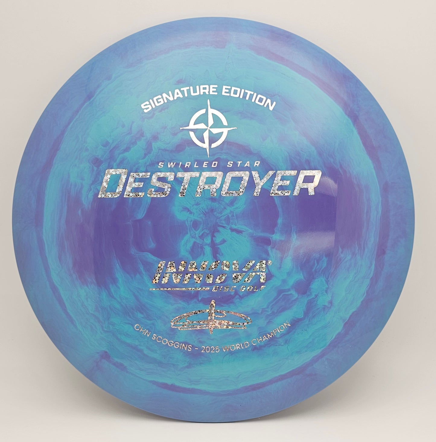 Swirled Star Destroyer Ohn Scoggins Worlds Commemorative Disc
