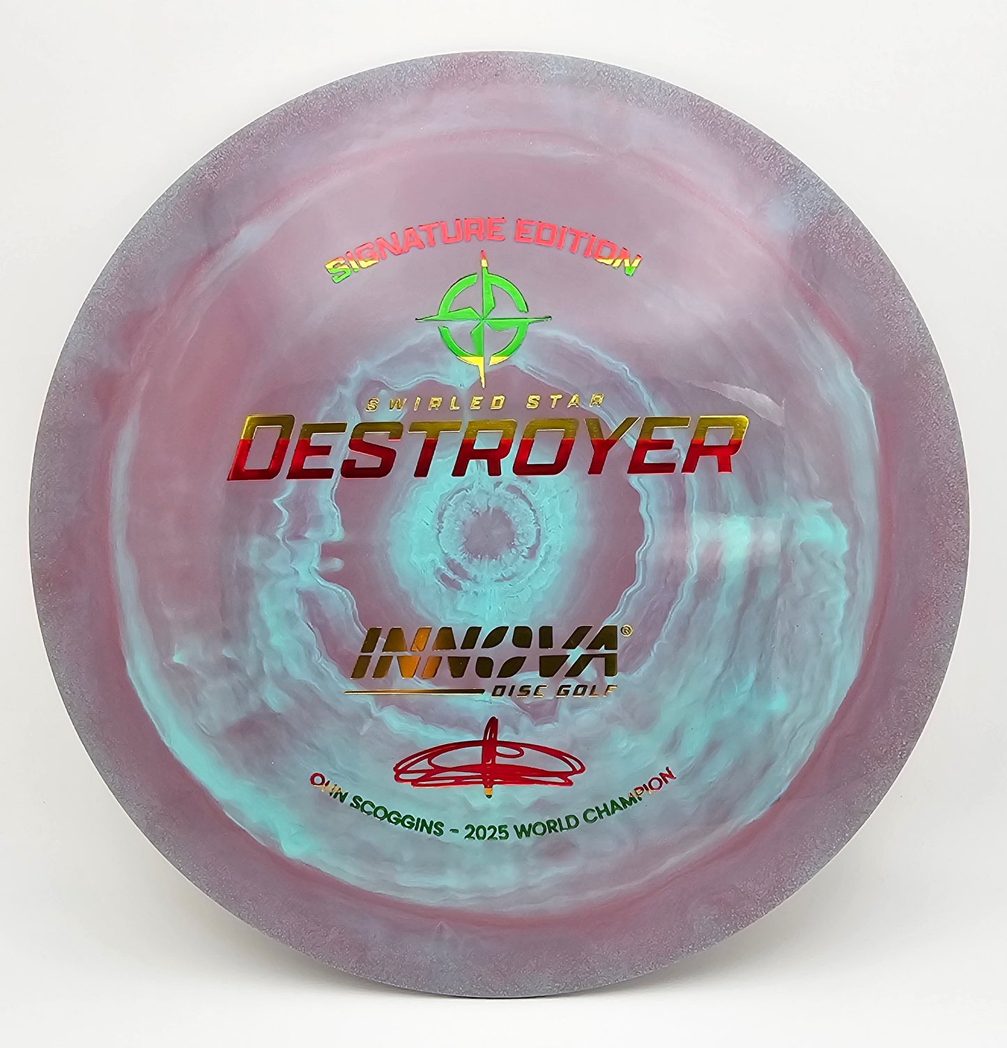 Swirled Star Destroyer Ohn Scoggins Worlds Commemorative Disc