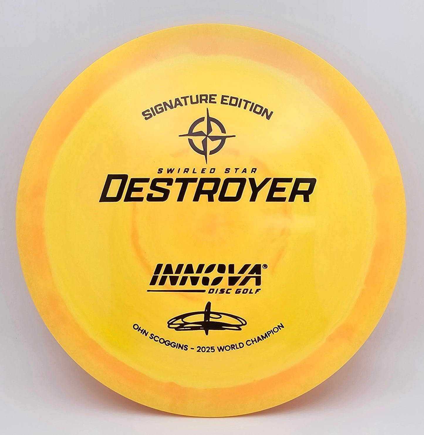 Swirled Star Destroyer Ohn Scoggins Worlds Commemorative Disc