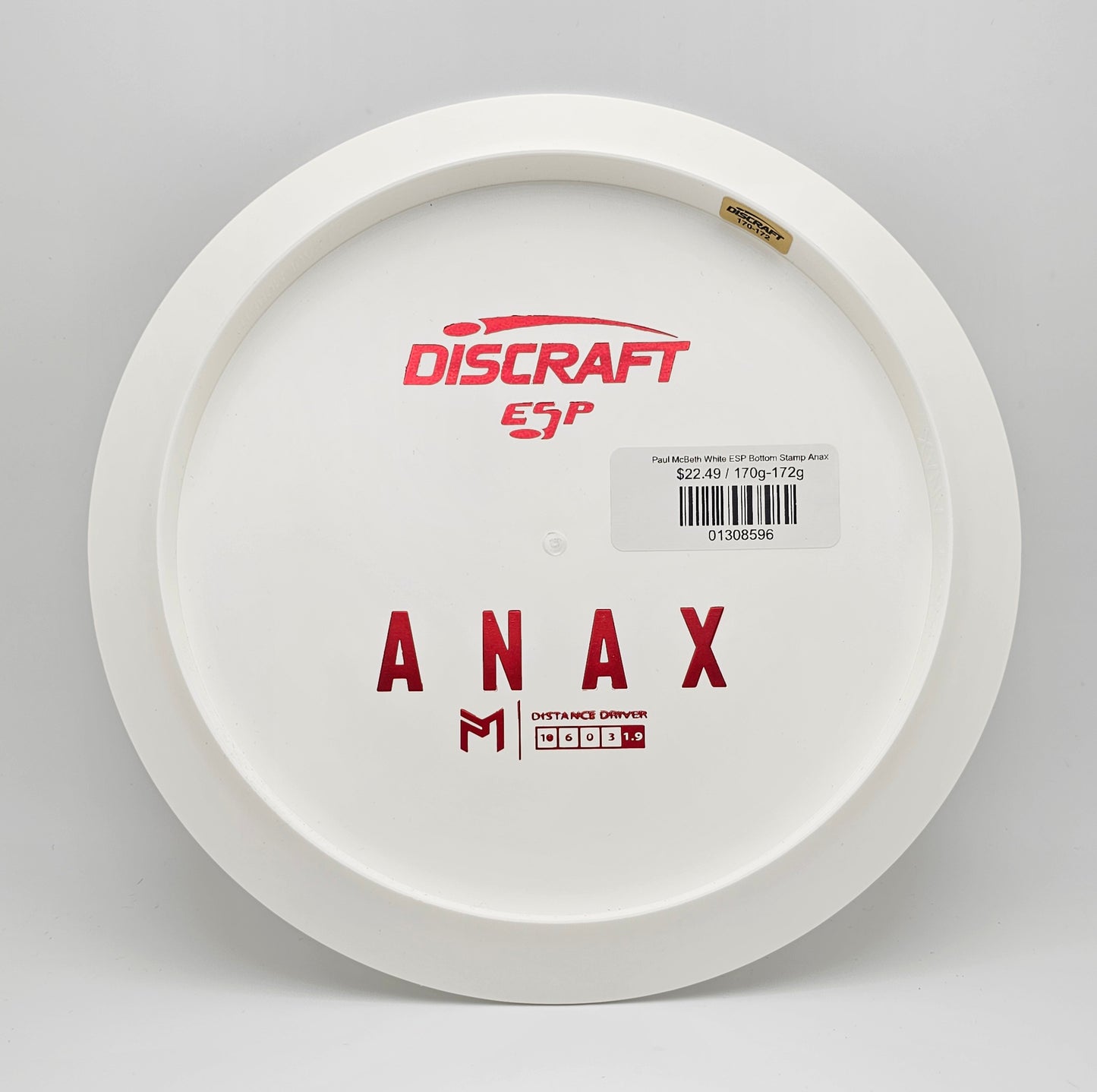 White ESP Bottom Stamp Paul McBeth  Anax