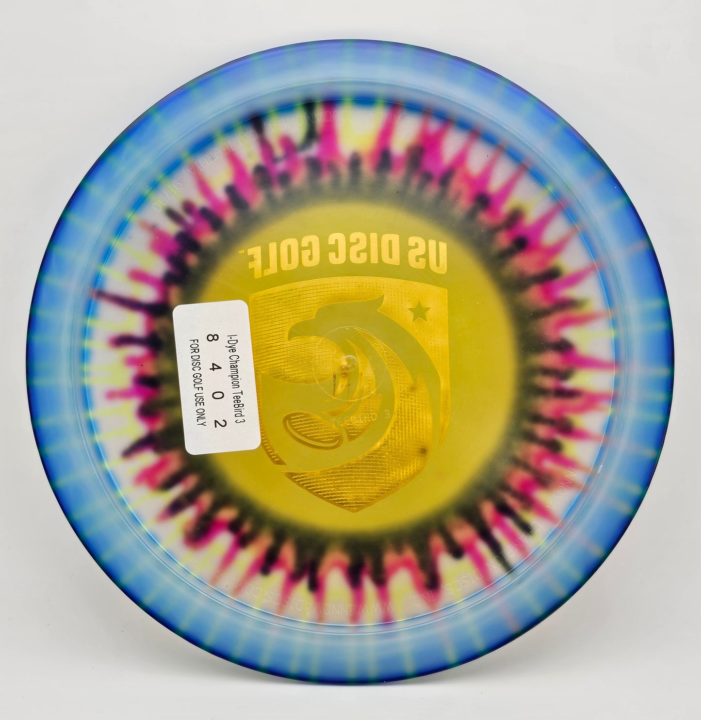 Innova I-Dye Champion Teebird3 US Disc Golf Stamp