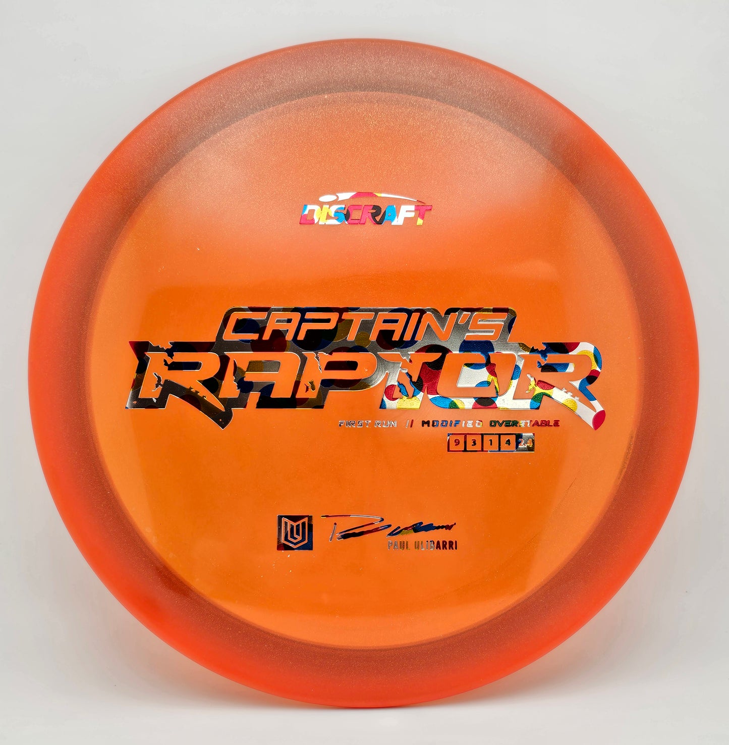 Discraft Z Line 1st Run Captains Raptor