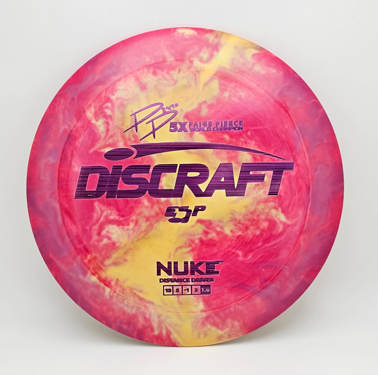 Discraft ESP Nuke PP 5X World Champ Uli Shield bottom dye