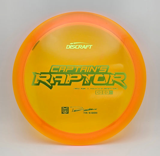 Discraft Z Line Captains Raptor First Run Uli Signature