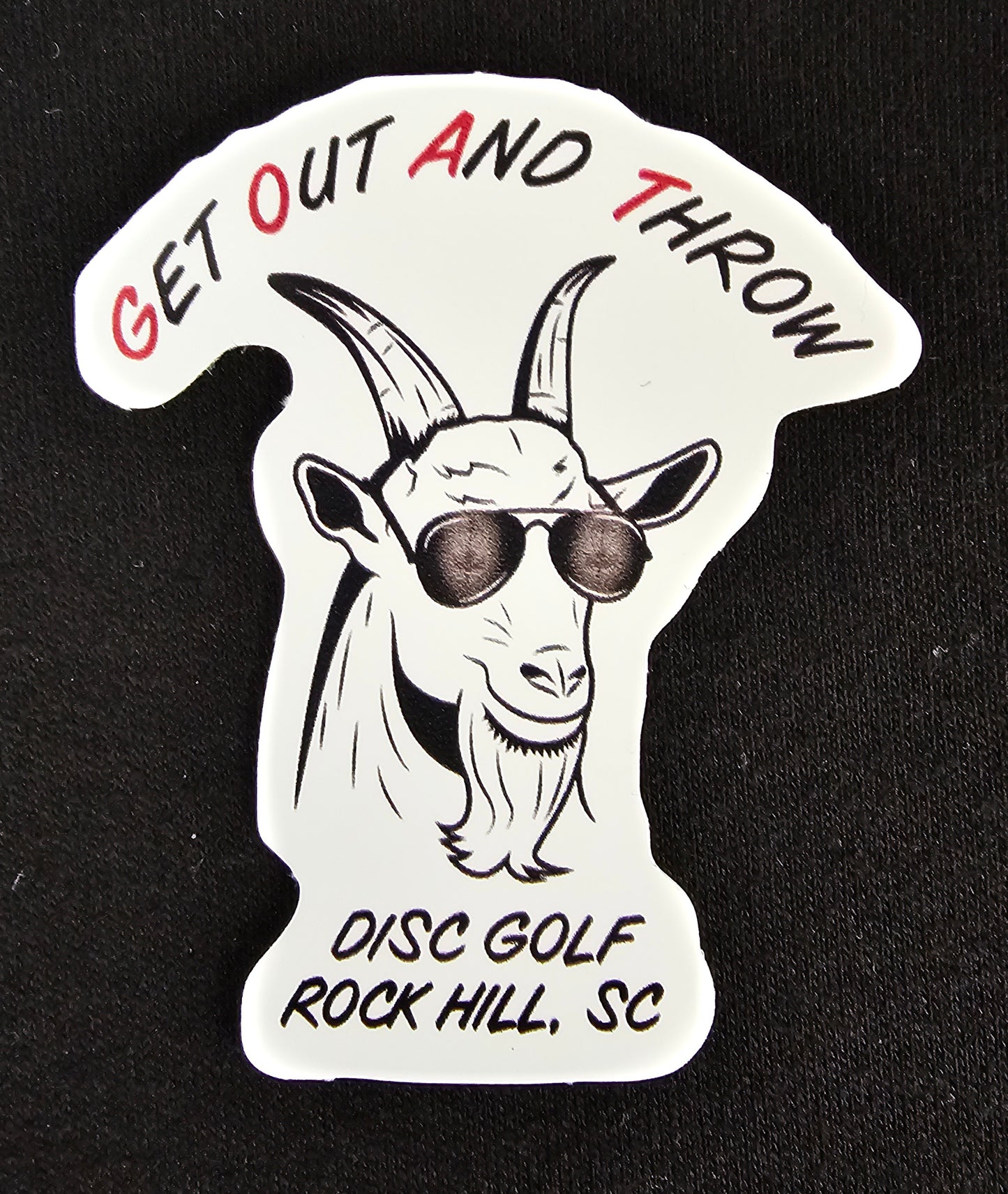 G.O.A.T.  2.0" x 2.38" Vinyl Sticker