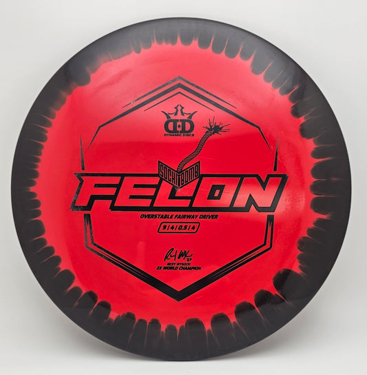 Used/Pre-Owned Dynamic Discs Fuzion Orbit Felon Sockibomb |  Ricky Wysocki 2x World Champion