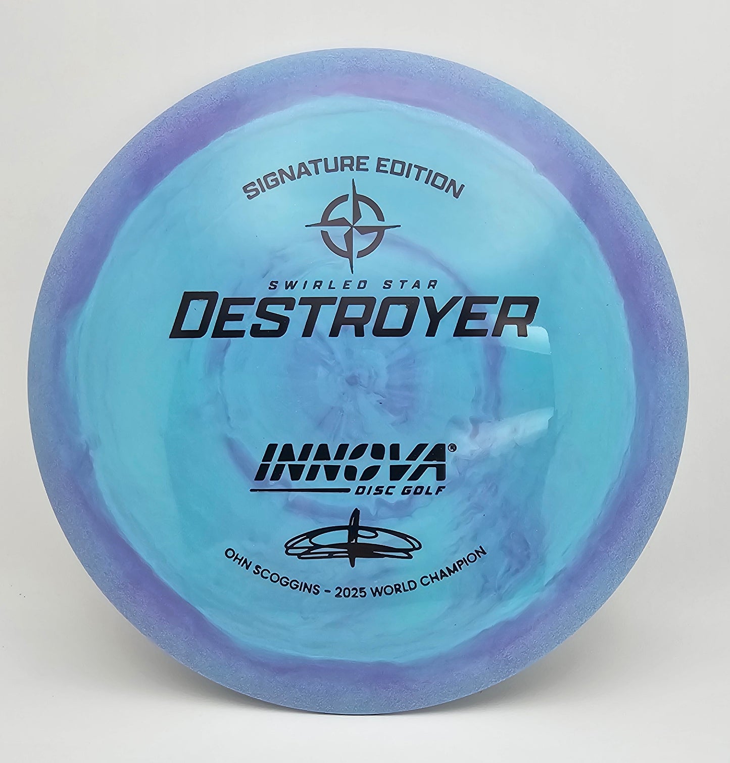 Swirled Star Destroyer Ohn Scoggins Worlds Commemorative Disc
