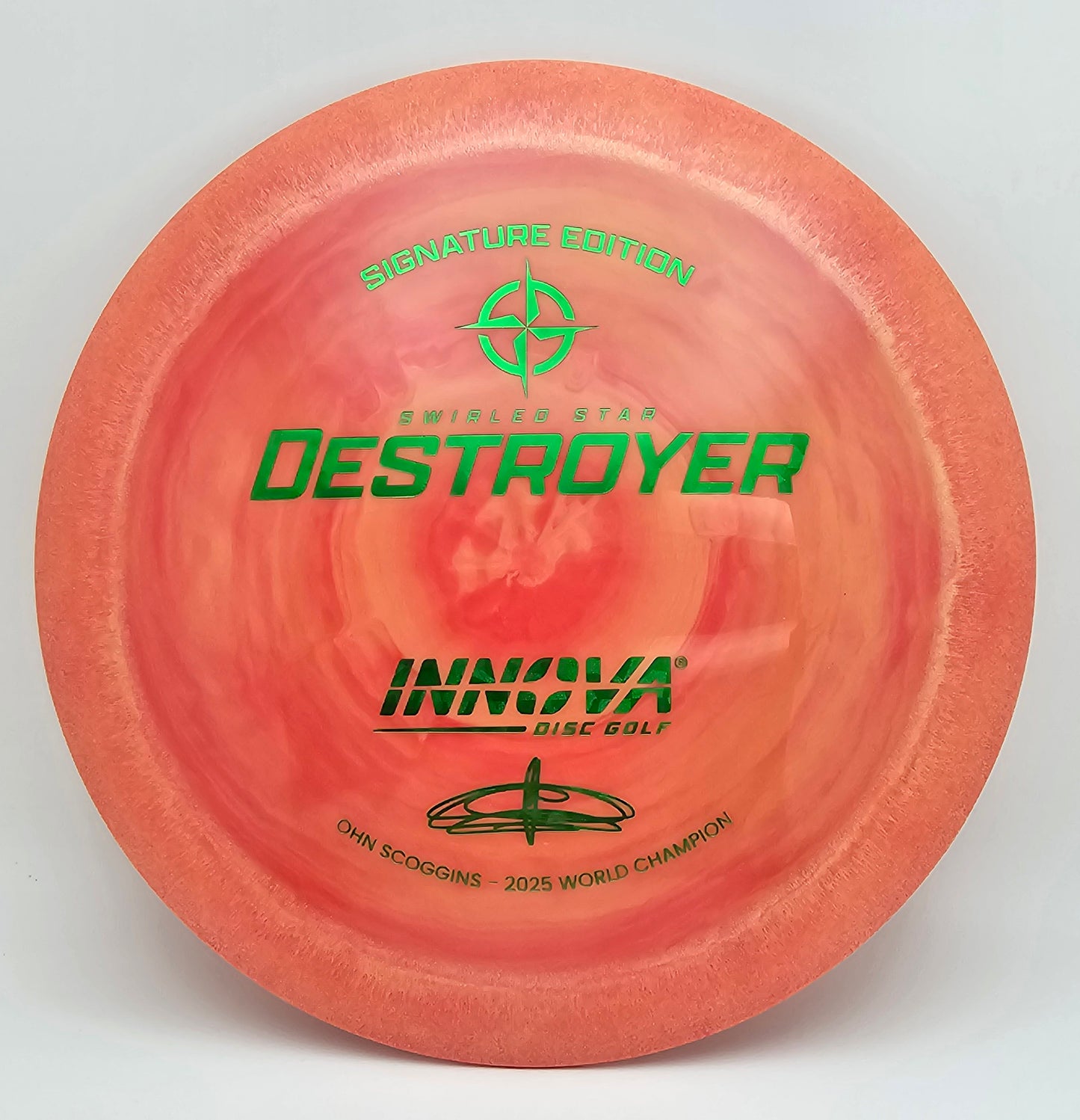 Swirled Star Destroyer Ohn Scoggins Worlds Commemorative Disc