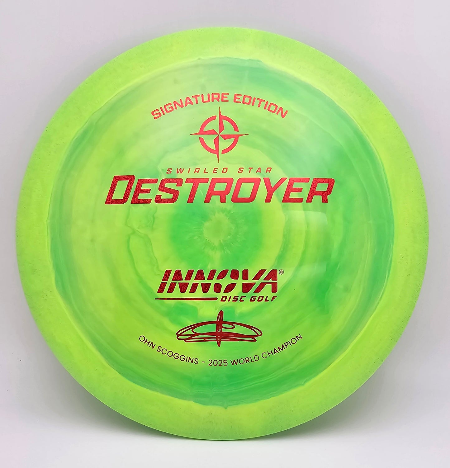 Swirled Star Destroyer Ohn Scoggins Worlds Commemorative Disc