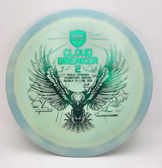 Pre-Owned Discmania Cloud Breaker 2 Eagle McMahon Signature Series Swirly S-Line DD3 - Innova molded