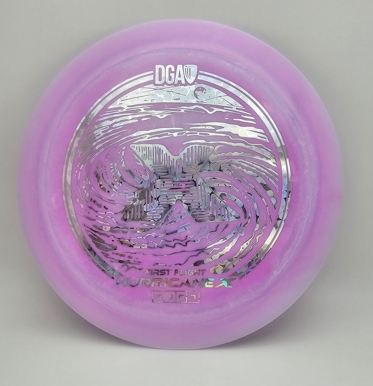 First Flight LE Swirl Hurricane X Distance Driver