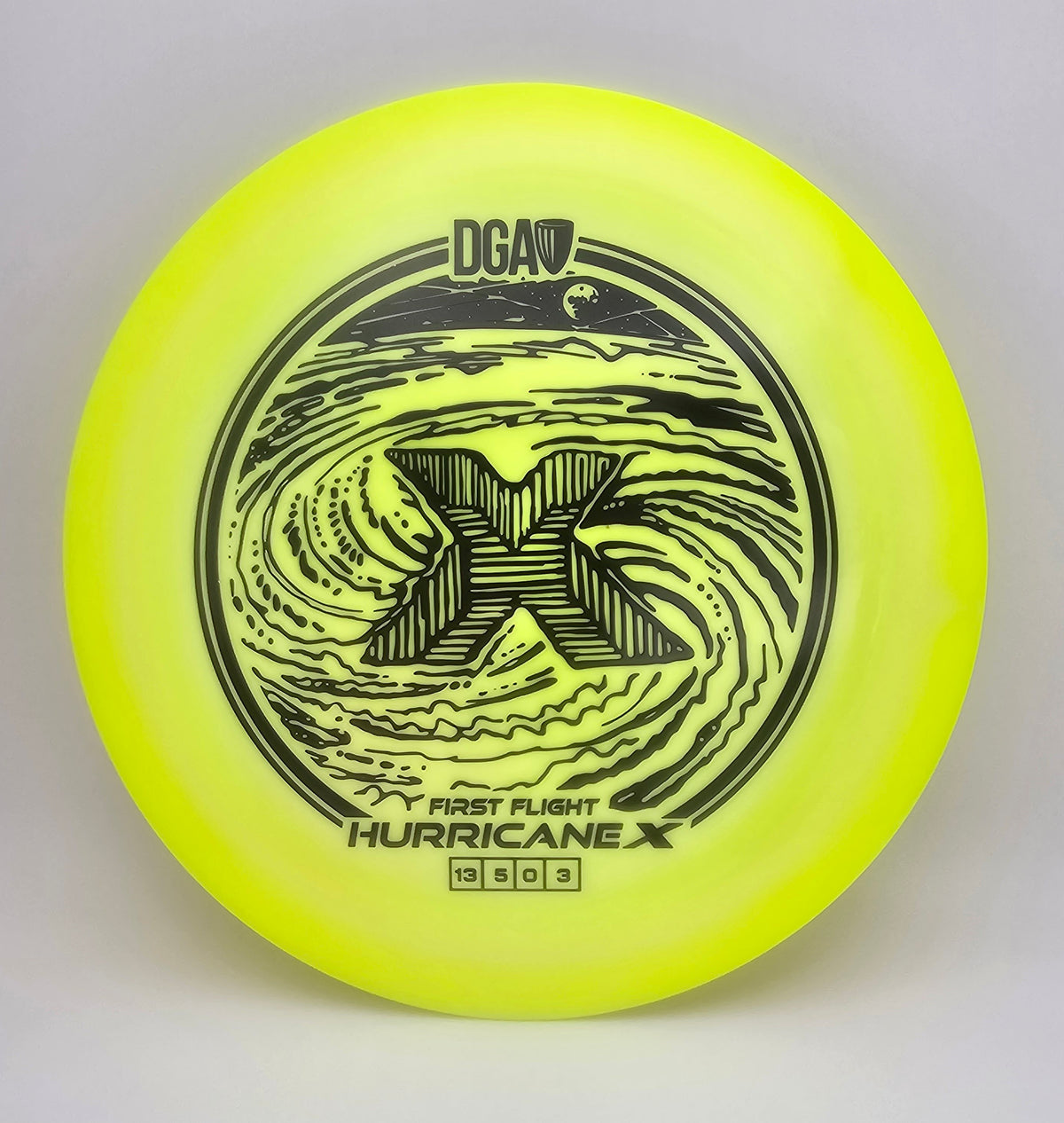 First Flight LE Swirl Hurricane X Distance Driver
