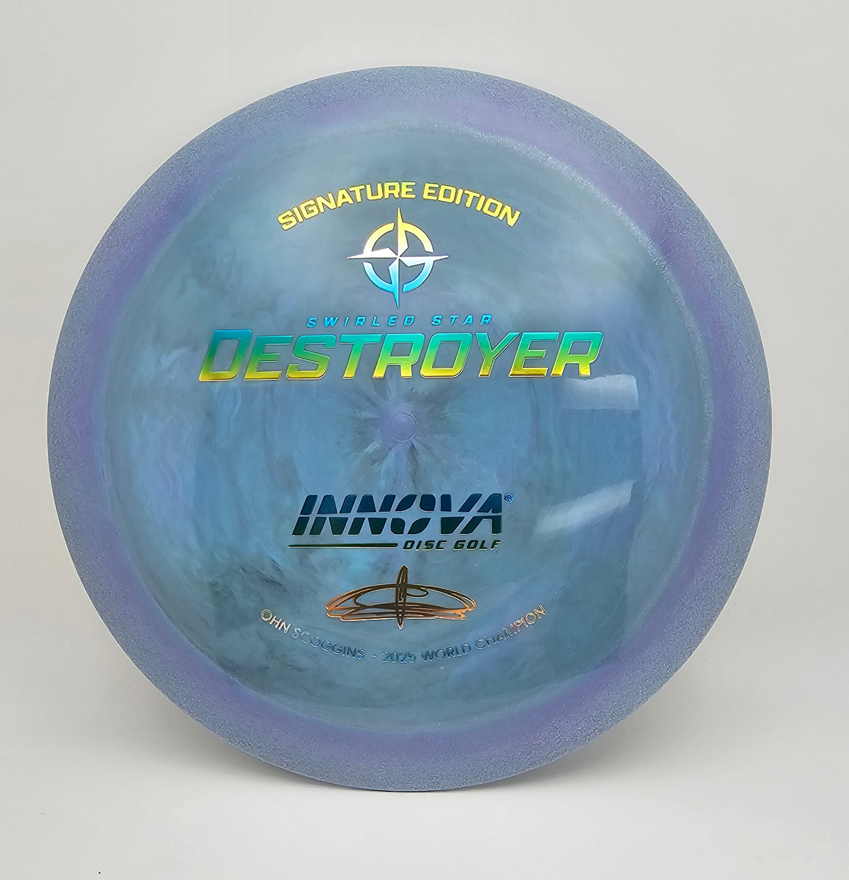 Swirled Star Destroyer Ohn Scoggins Worlds Commemorative Disc