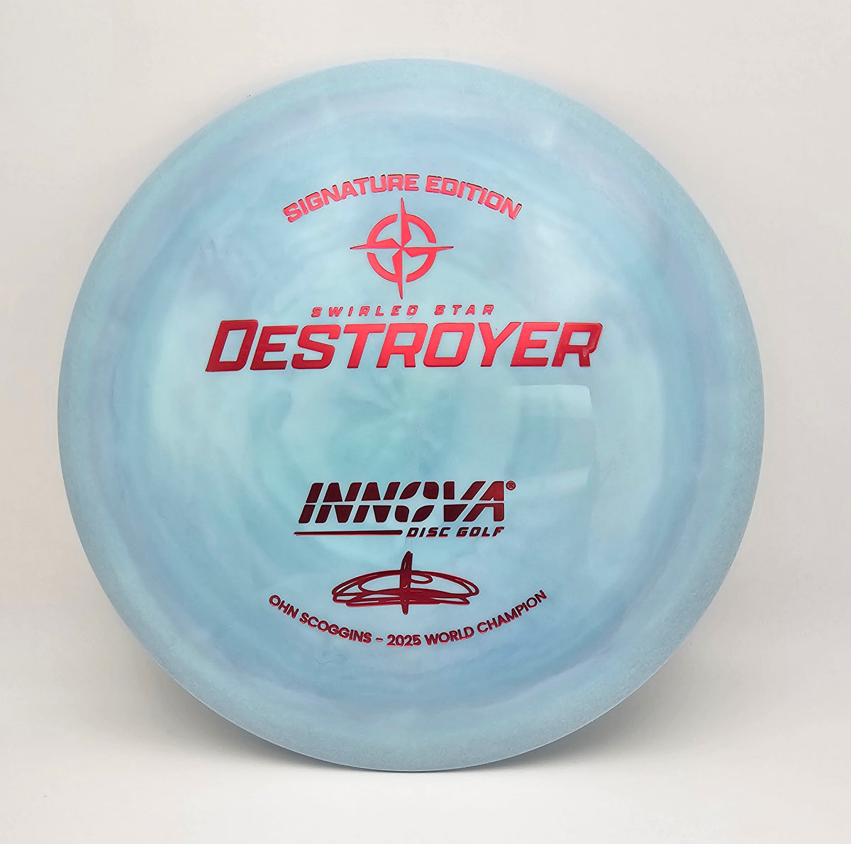 Swirled Star Destroyer Ohn Scoggins Worlds Commemorative Disc