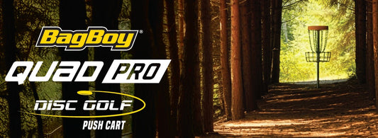 Quad Pro Disc Golf Push Cart