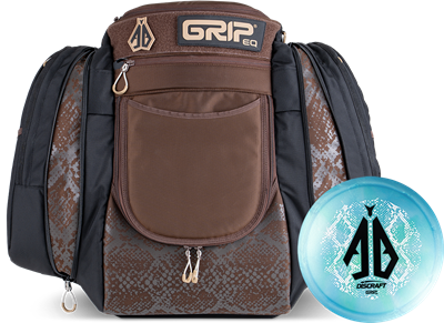 Anthony Barela Grip AX6 Disc Golf Bag with Cigarra