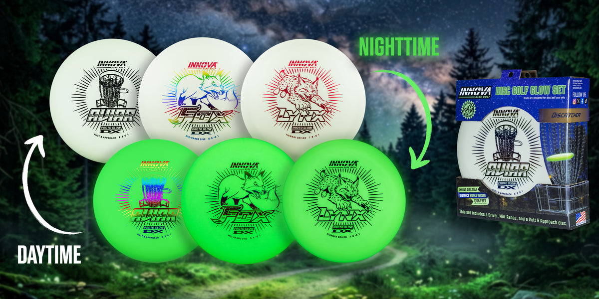 Innova Proto Glow DX Disc Golf Set